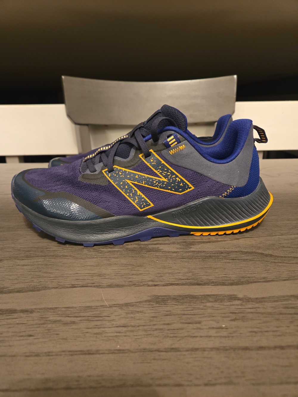 New Balance Mens Dynasoft Nitrel V4 MTNTRCL4 Blue Running Shoes Sneakers Sz 11.5